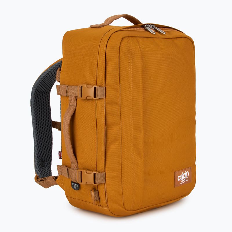 Travel backpack CabinZero Classic Plus 32 l orange chill 2