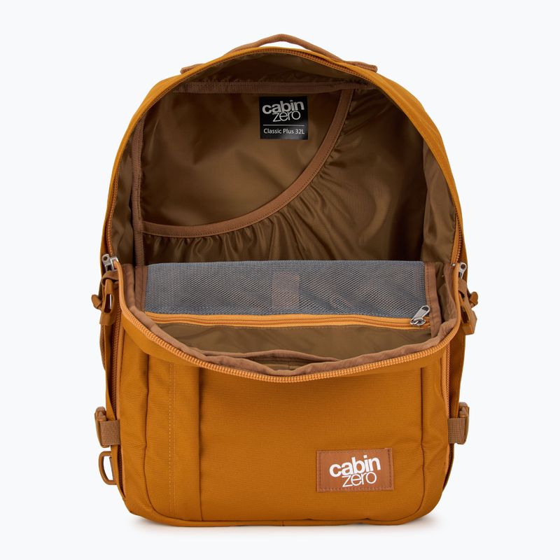 Travel backpack CabinZero Classic Plus 32 l orange chill 4