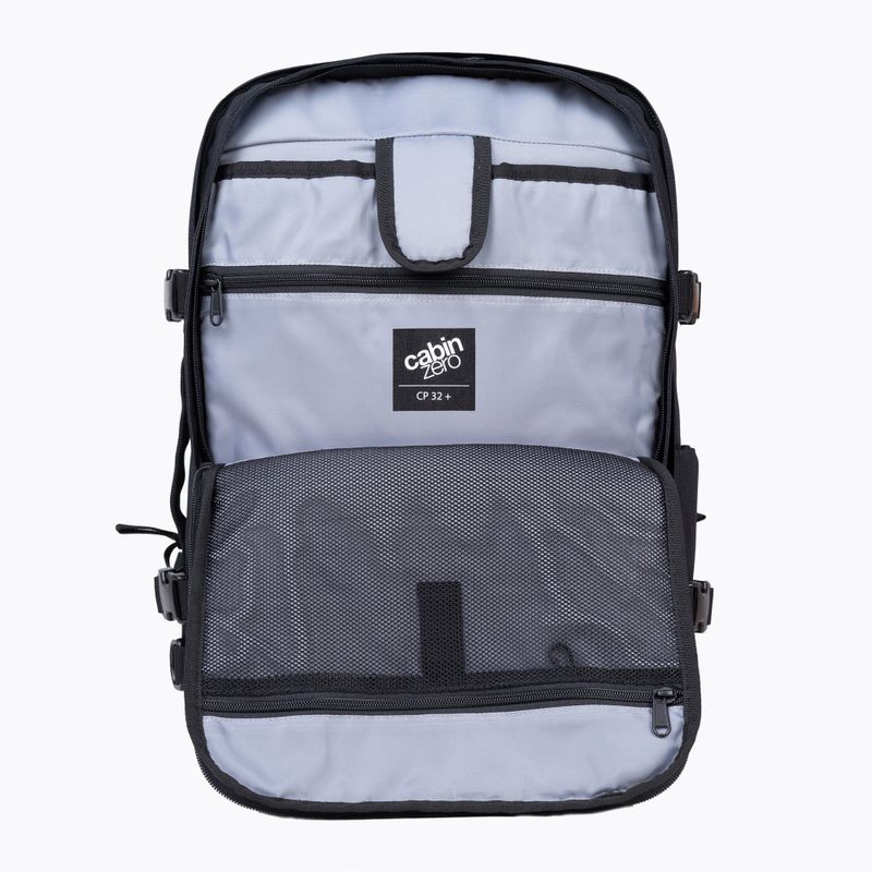 Travel backpack CabinZero Classic Pro 32 l absolute black 8