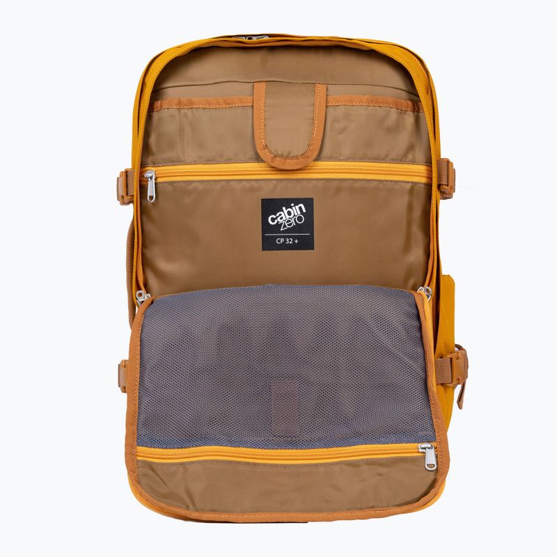 Travel backpack CabinZero Classic Pro 32 l orange chill 8