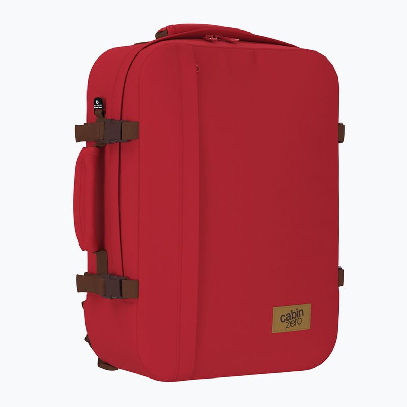 CabinZero Classic 44 l london red hiking backpack 2