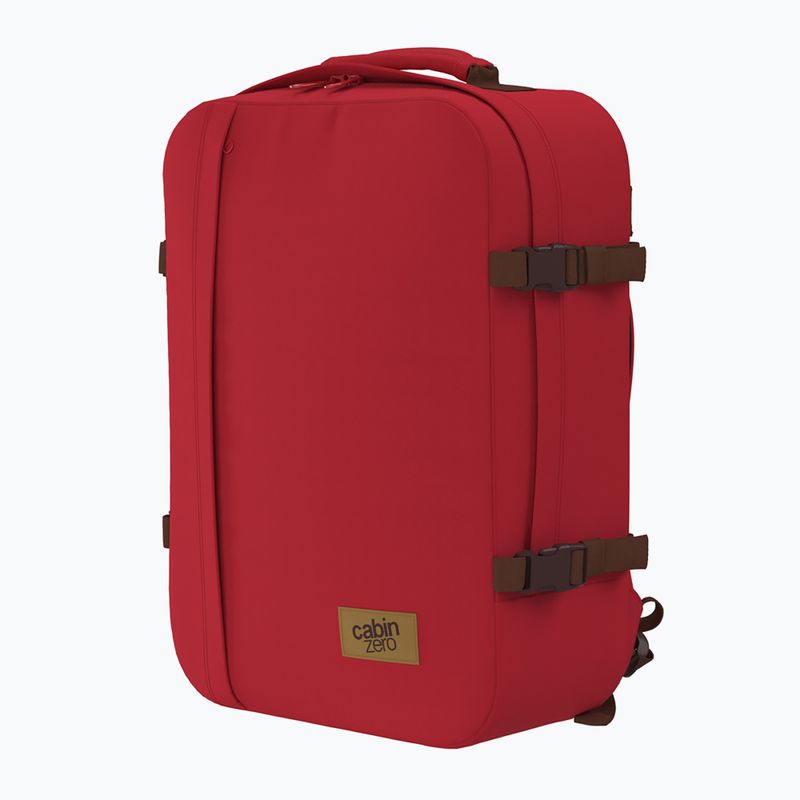 CabinZero Classic 44 l london red hiking backpack 4