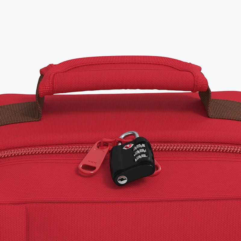 Travel backpack CabinZero Classic 44 l london red 8