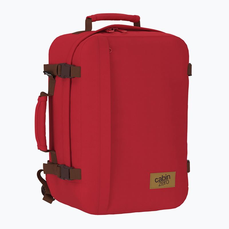 CabinZero Classic 36 l london red hiking backpack 2