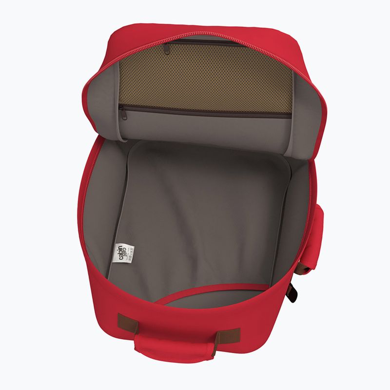 CabinZero Classic 36 l london red hiking backpack 8