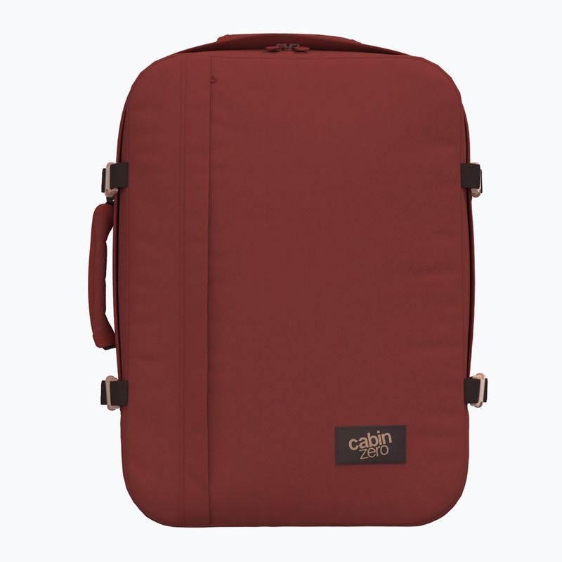 Travel backpack CabinZero Classic 44 l sangria red