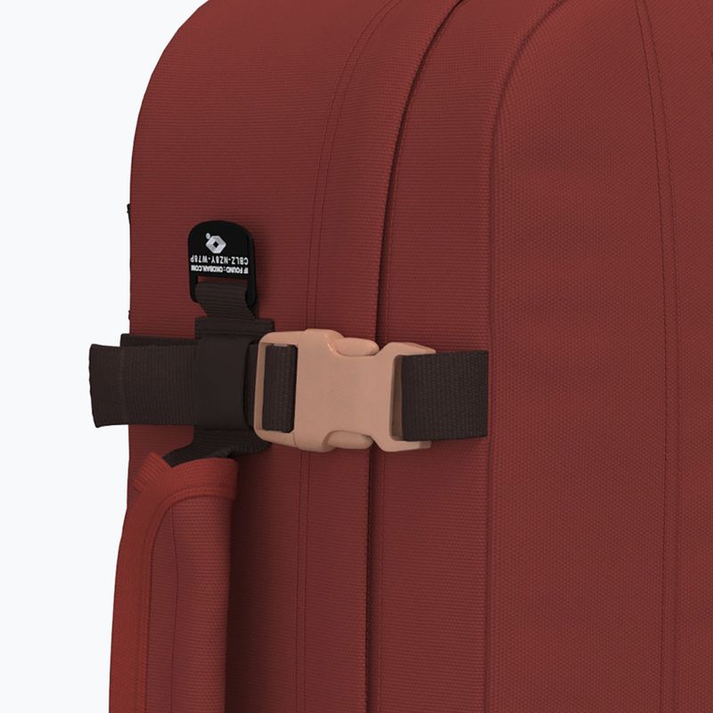 Travel backpack CabinZero Classic 44 l sangria red 10