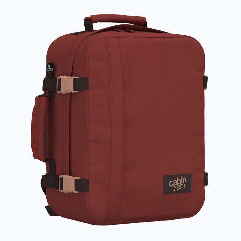Travel backpack CabinZero Classic 28 l sangria red 2