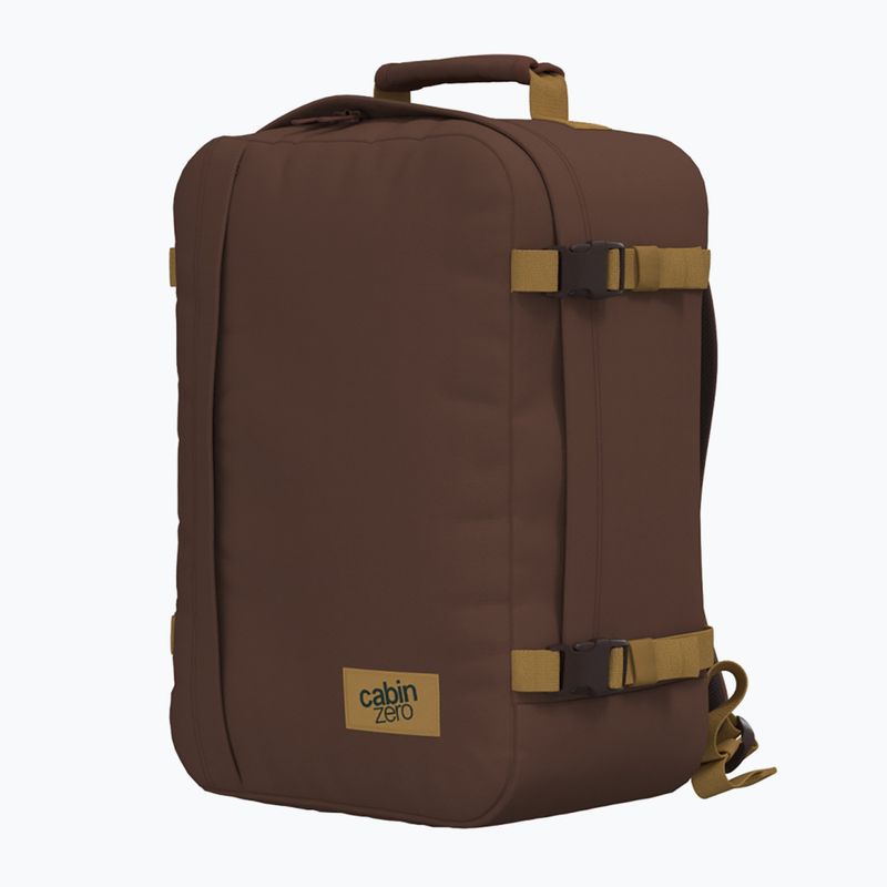 Travel backpack CabinZero Classic 36 l belgian chocolate 4