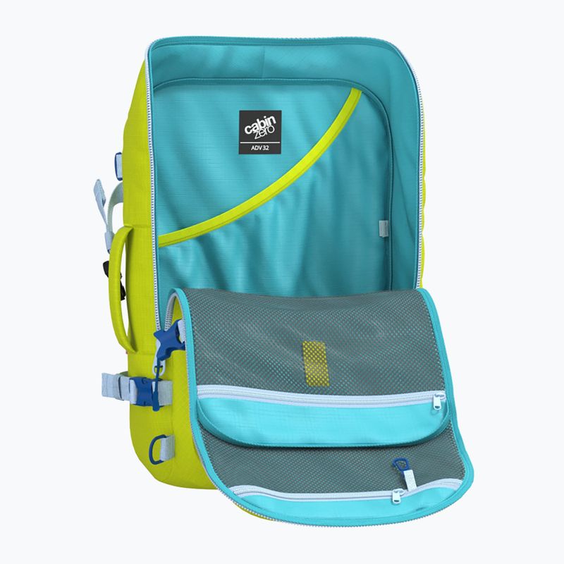 CabinZero Adventure 32 l mojito lime hiking backpack 7