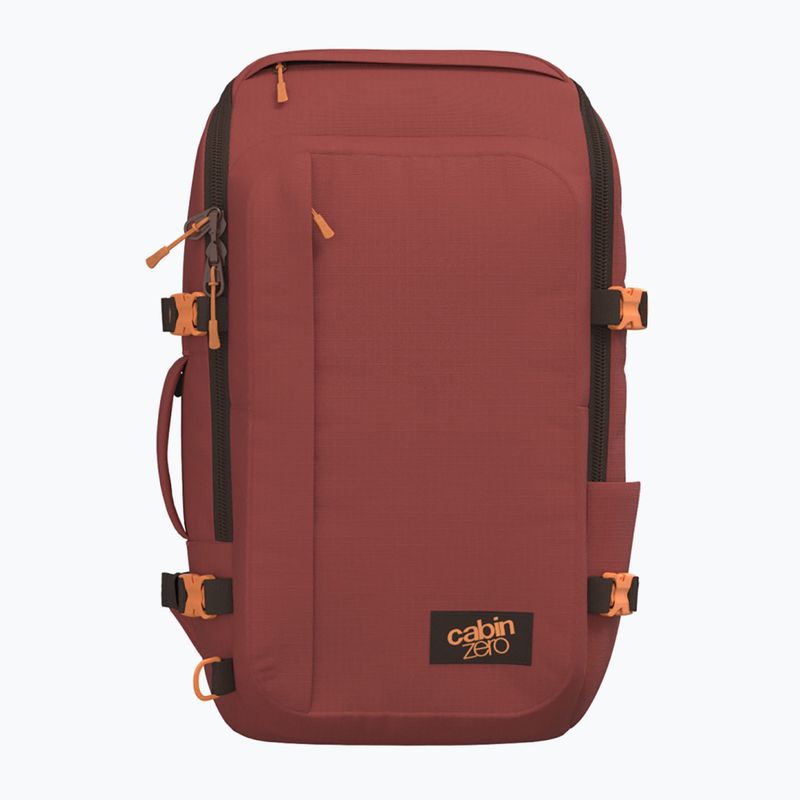 Travel backpack CabinZero Adventure 32 l sangria red