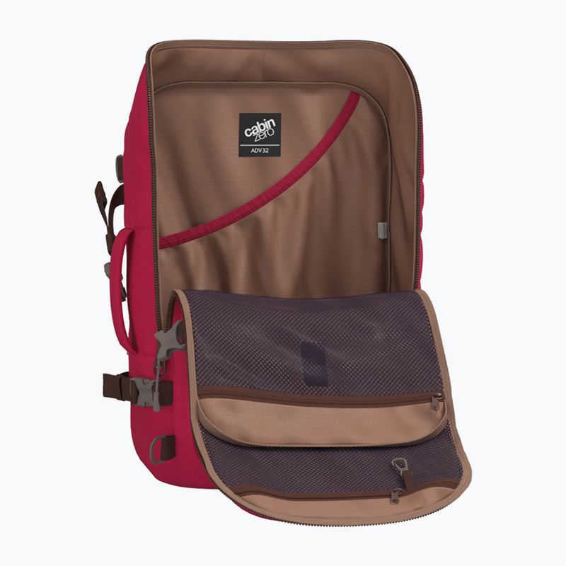 Travel backpack CabinZero Adventure 32 l miami magenta 7