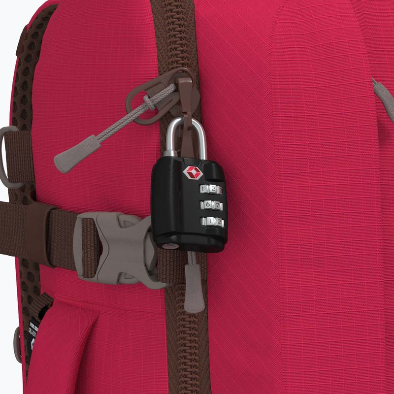 Travel backpack CabinZero Adventure 32 l miami magenta 8