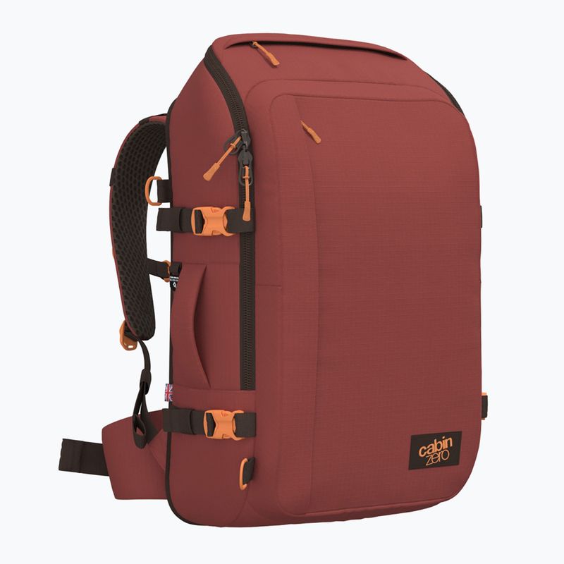CabinZero Adventure 42 l sangria red hiking backpack 2