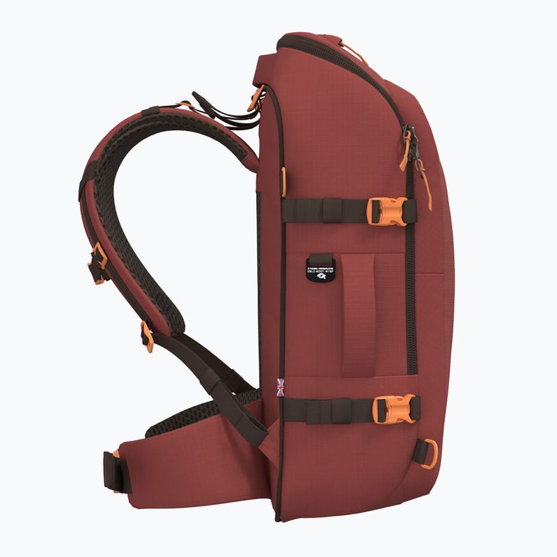 Travel backpack CabinZero Adventure 42 l sangria red 6