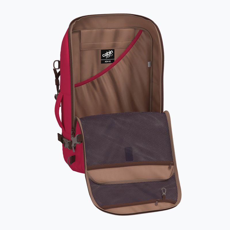 Travel backpack CabinZero Adventure 42 l miami magenta 8