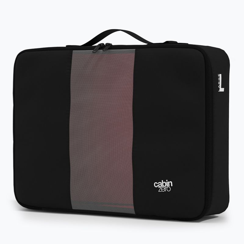 CabinZero Packing Cube Lux L absolute black travel organiser 2