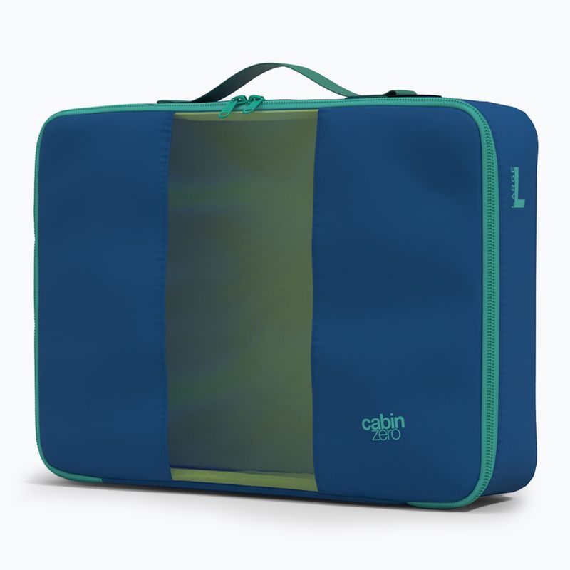 CabinZero Packing Cube Lux L capri blue travel organiser 2