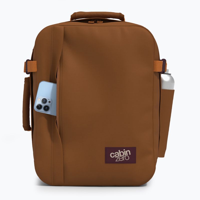 Travel backpack CabinZero Classic Tech 28 l cinnamon 9