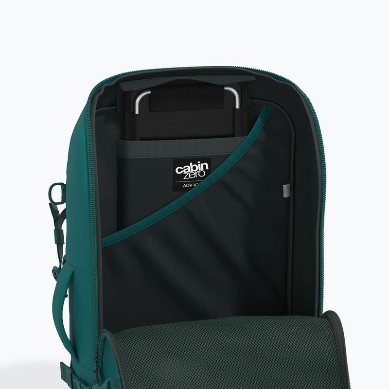 Travel backpack CabinZero Adventure 42 l kerala green 9