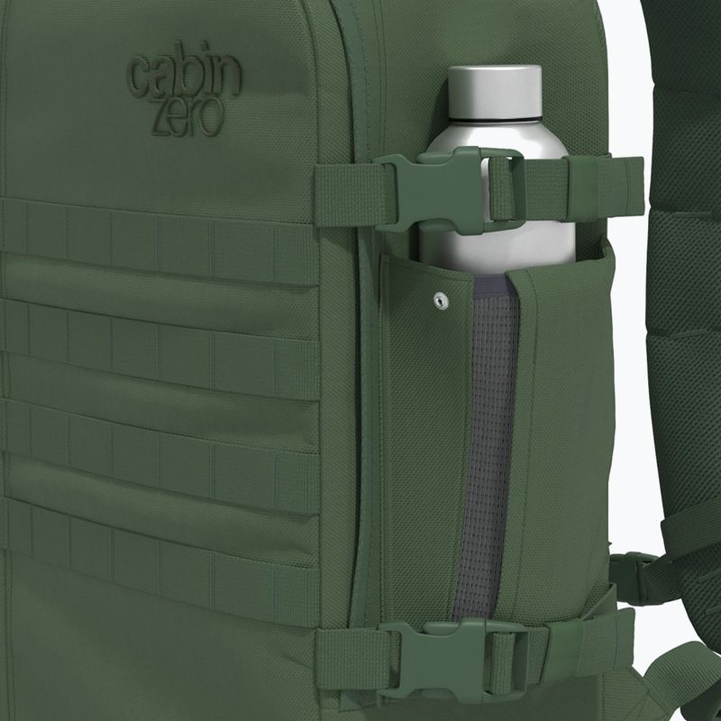 Travel backpack CabinZero Military 28 l mystic green 9