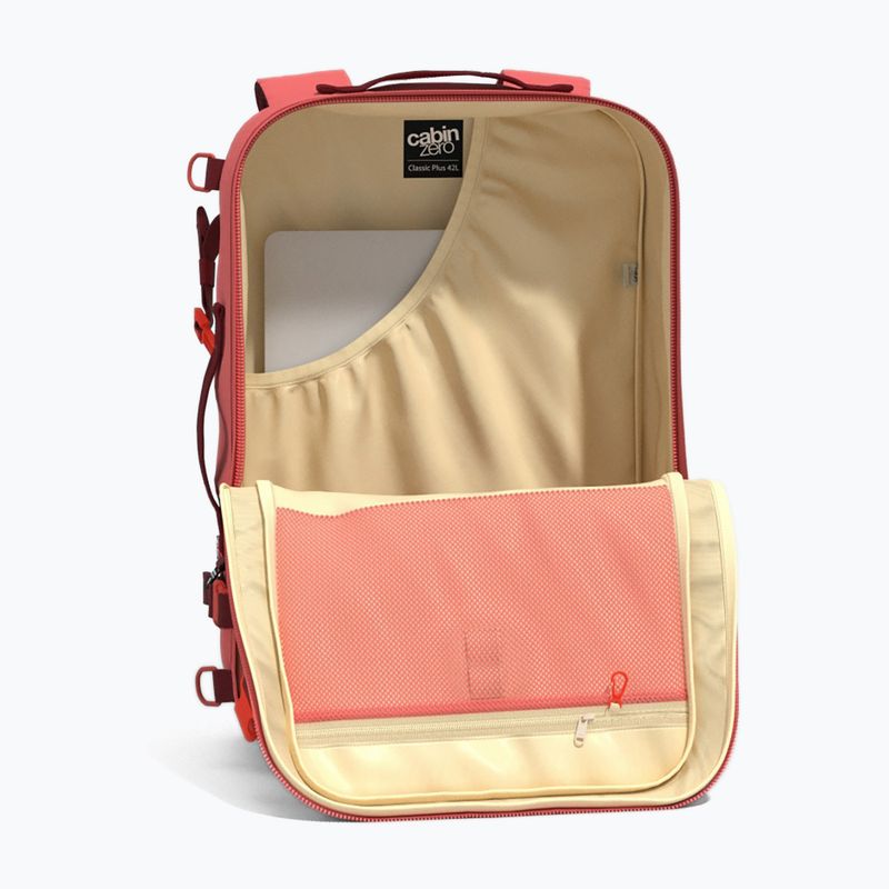 Travel backpack CabinZero Classic Plus 42 l peach valley 9