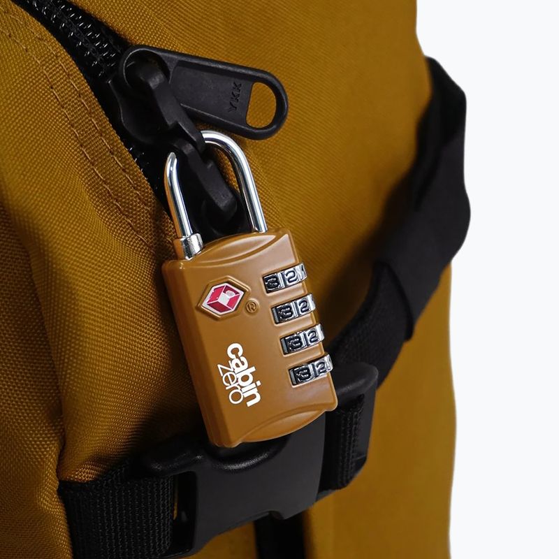Padlock CabinZero Travel TSA Lock orange chill 5