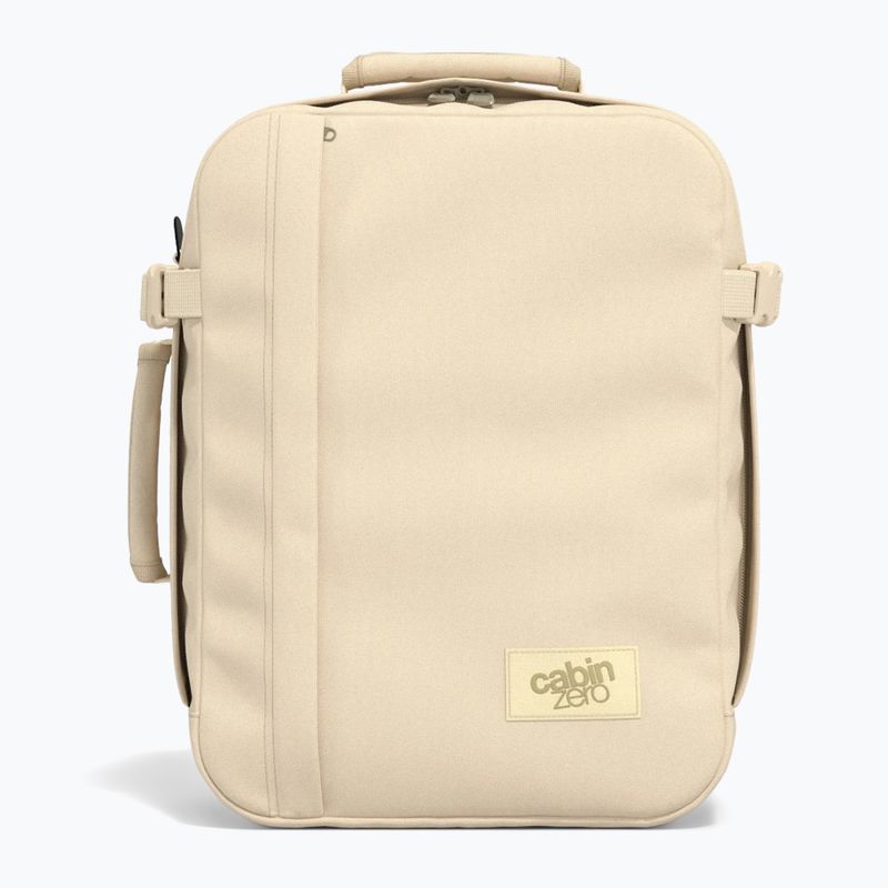 Travel backpack CabinZero Classic Tech 28 l shell white