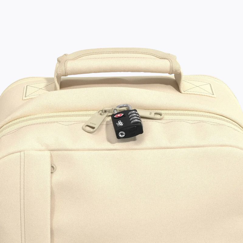 Travel backpack CabinZero Classic Tech 28 l shell white 10