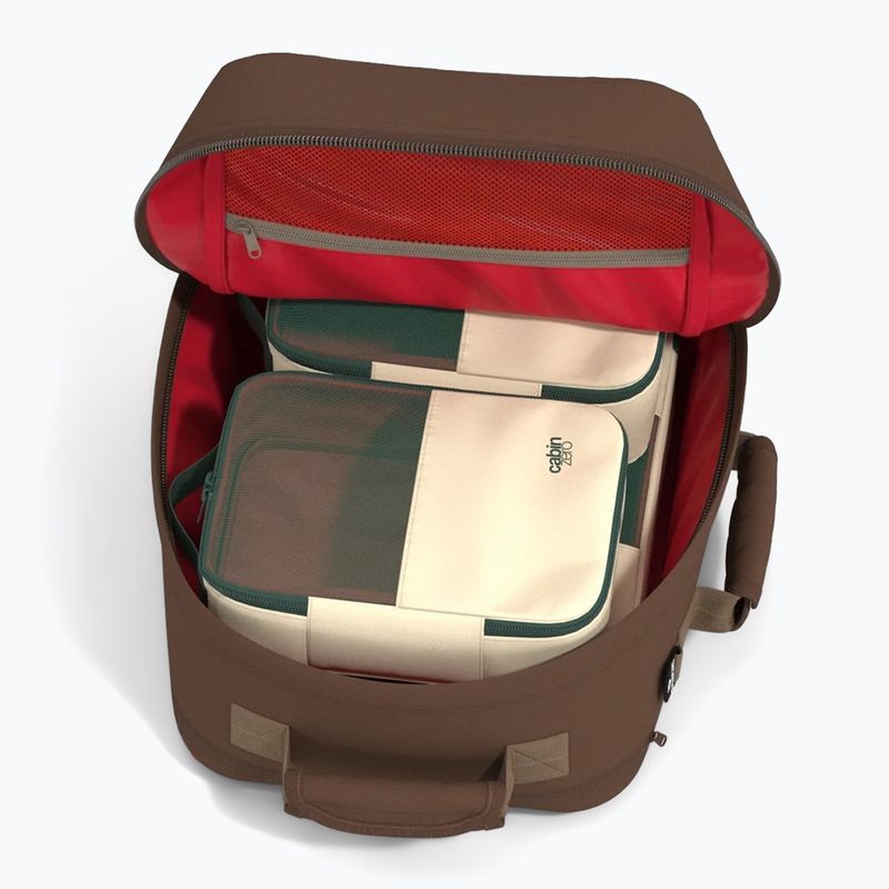 Travel backpack CabinZero Classic Tech 28 l redwood 11