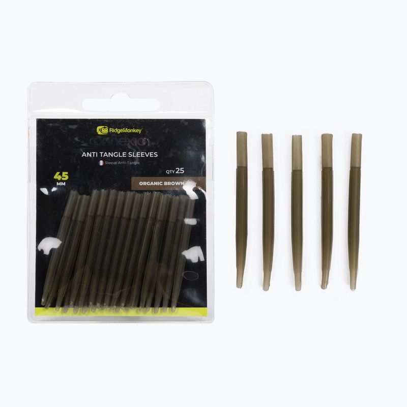 RidgeMonkey Connexion Anti Tangle Sleeves brown RMT109