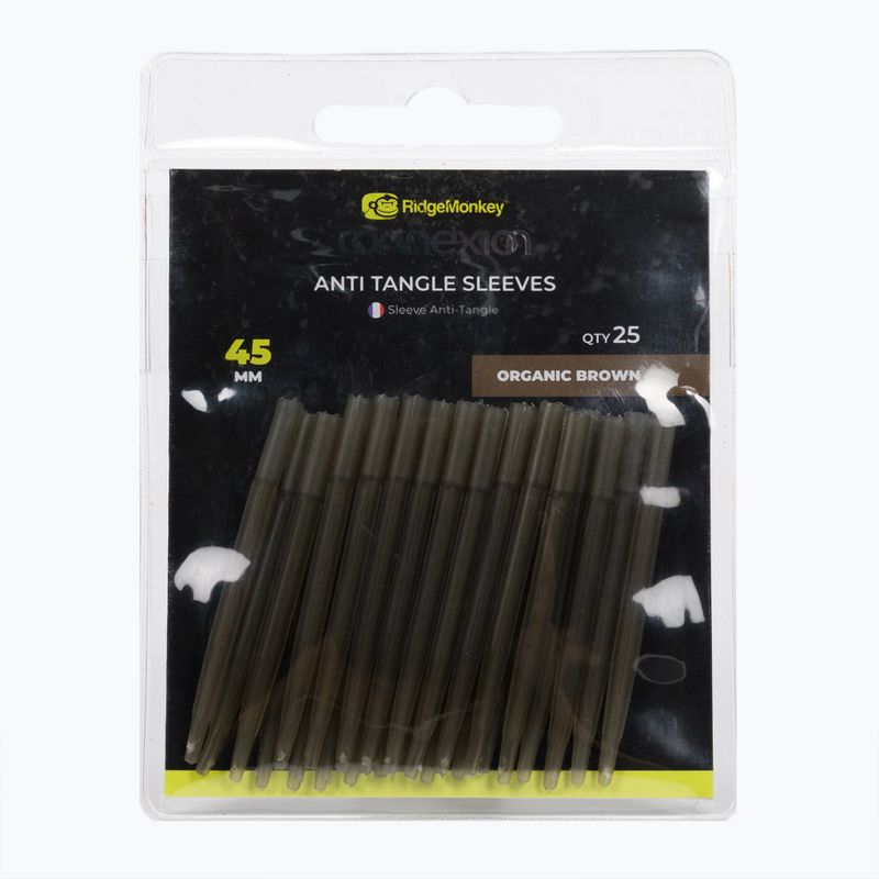 RidgeMonkey Connexion Anti Tangle Sleeves brown RMT109 2