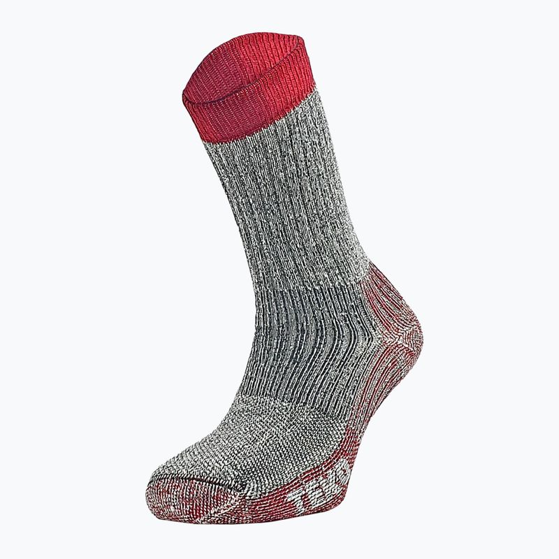 TEKO Ecotrek Heavy Full Cushion trekking socks 4.0 charcoal/red