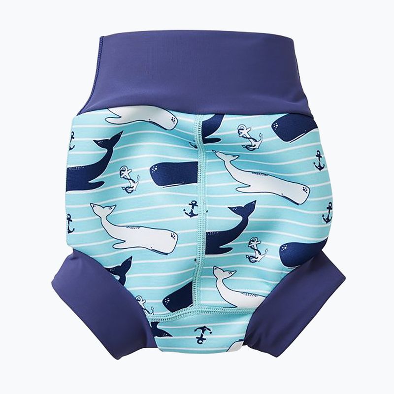 Splash About Happy Nappy Multi-oroby blue swim nappy HNPVML 2