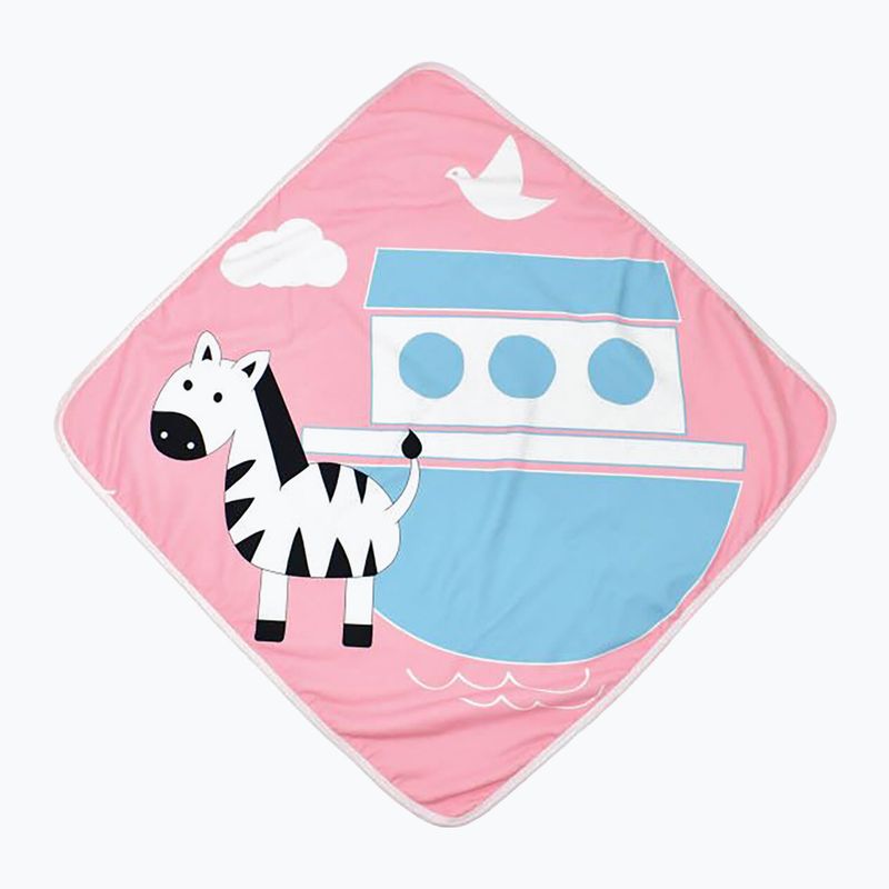 Children's hooded towel Splash About Arka Niny pink HTNA