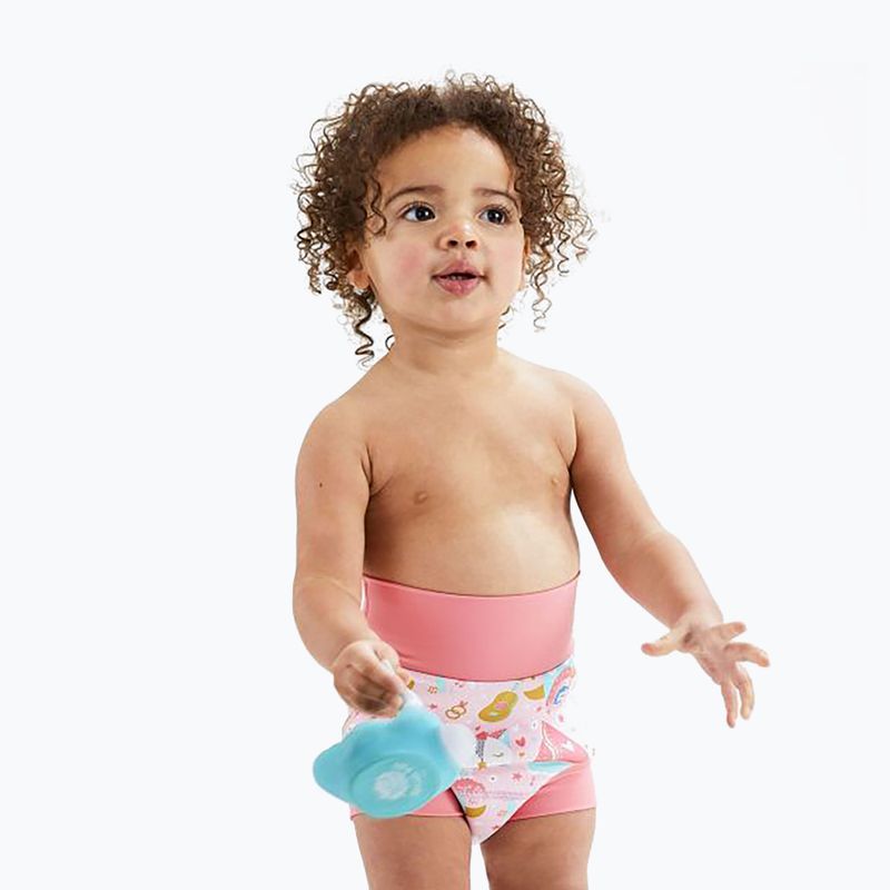 Splash About Happy Nappy Owl and Kitten pink swim nappy HNPOPL 3