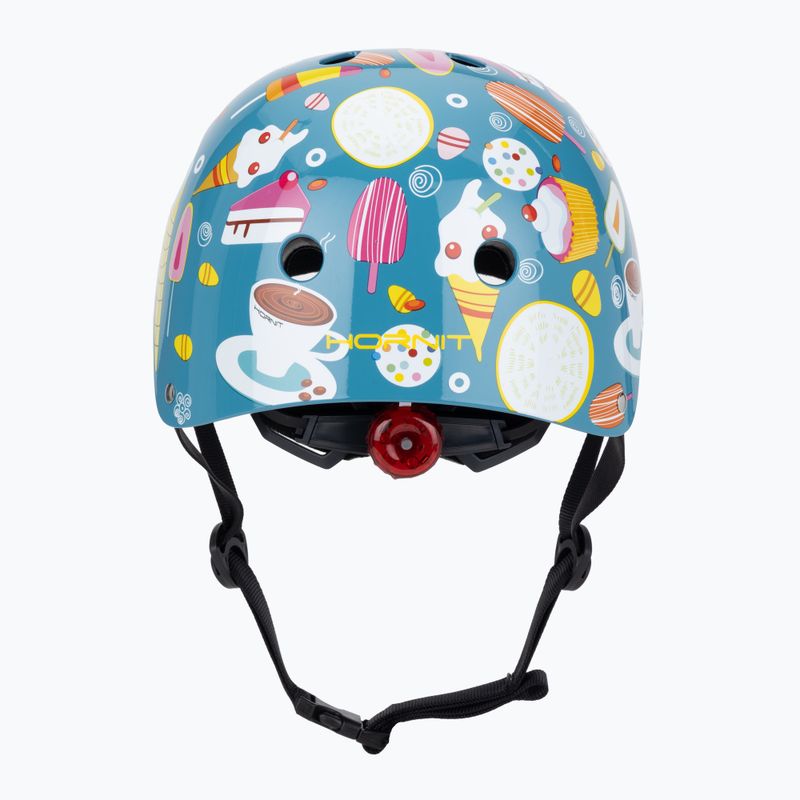 Hornit IceCream blue/multicolor children's bike helmet 4