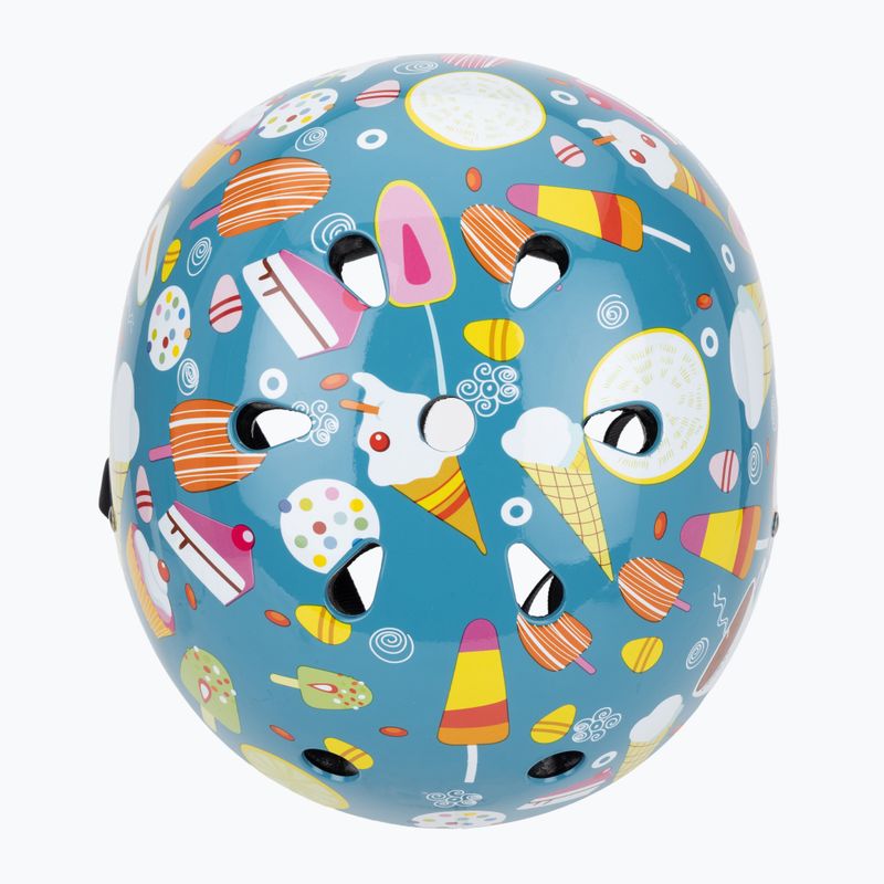 Hornit IceCream blue/multicolor children's bike helmet 6