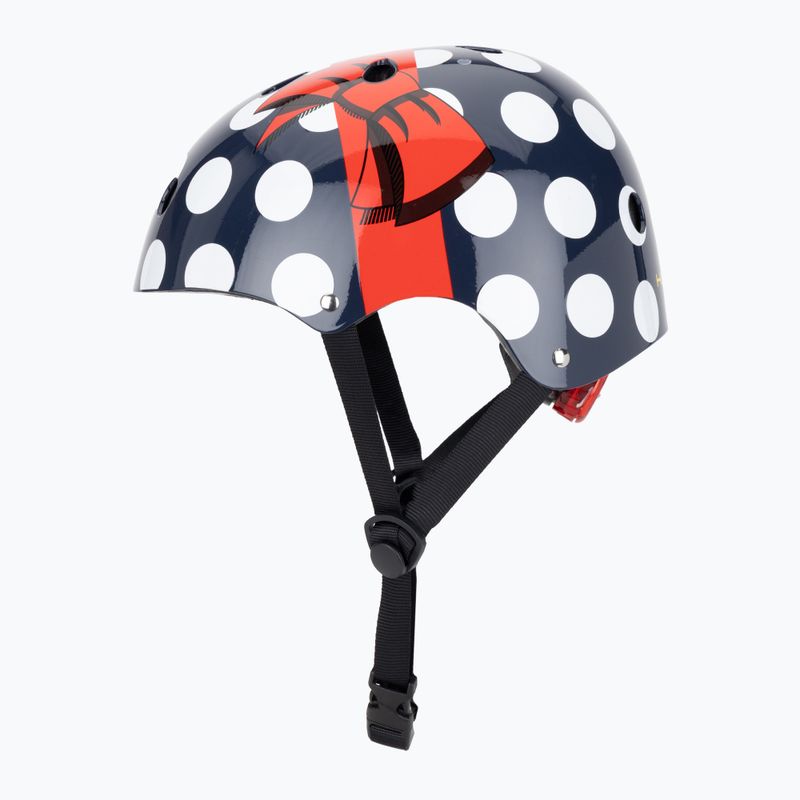 Hornit PolkaDot children's bike helmet navy/white/red 3