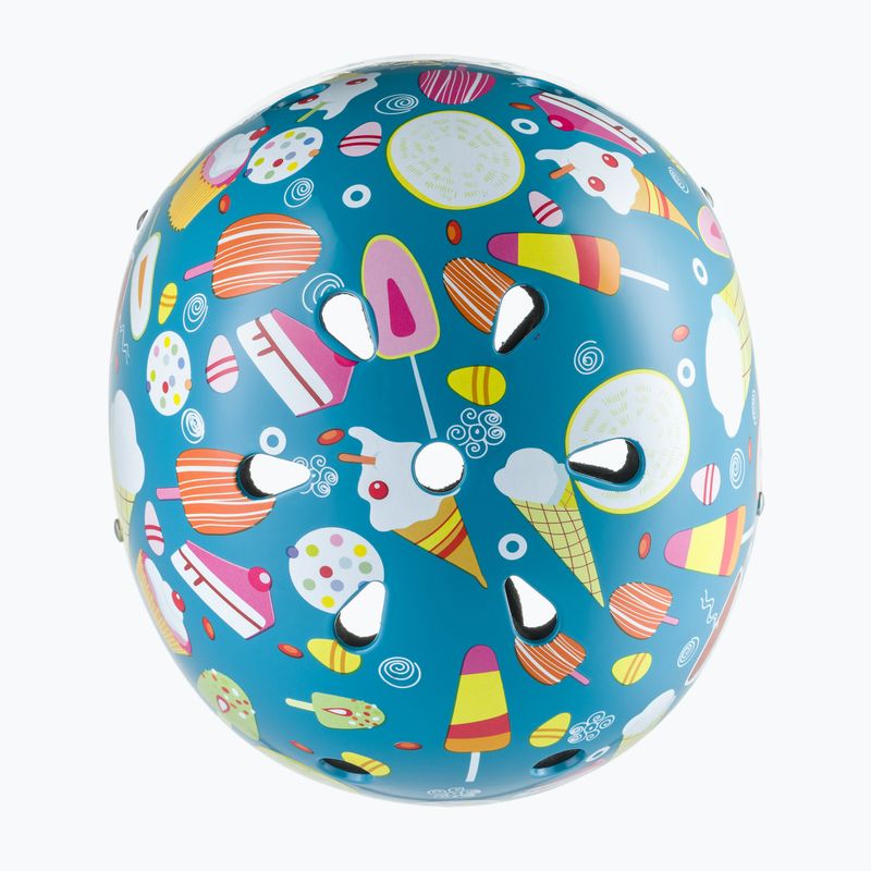 Hornit IceCream blue/multicolor children's bike helmet 6
