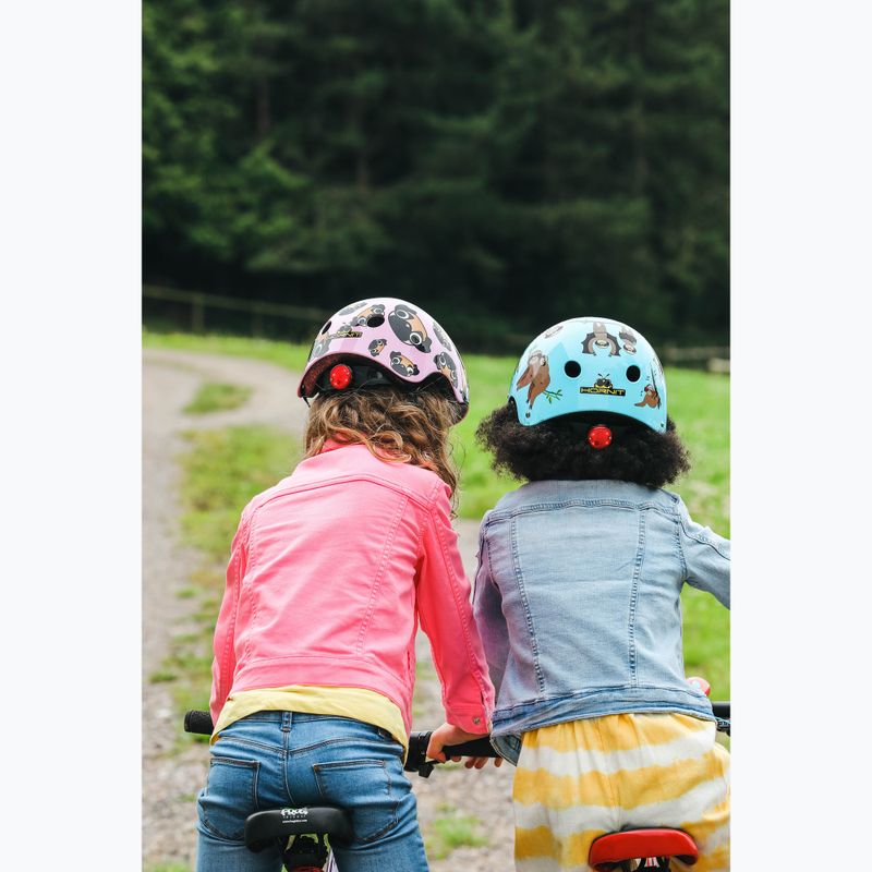 Hornit Pug pink/brown children's bike helmet 12
