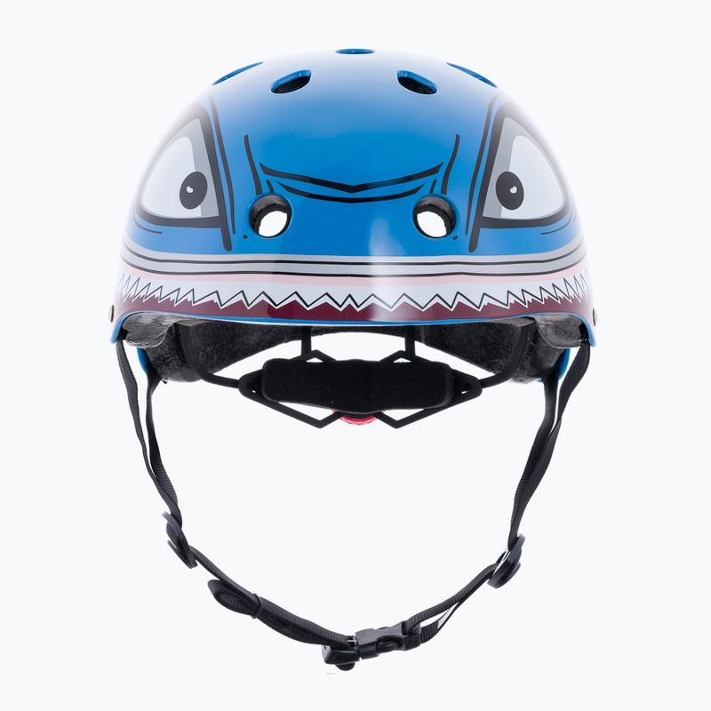 Hornit Shark blue children's bike helmet 2