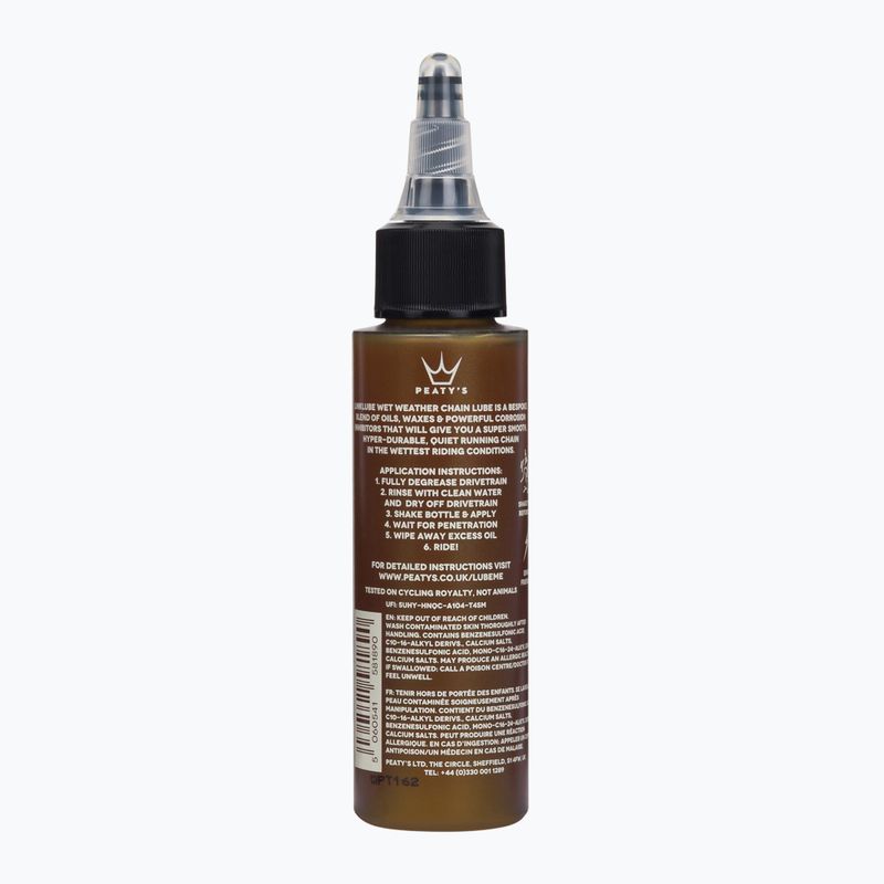Peaty's Linklube Wet chain lubricant Pwl-120-72 brown 83860 2