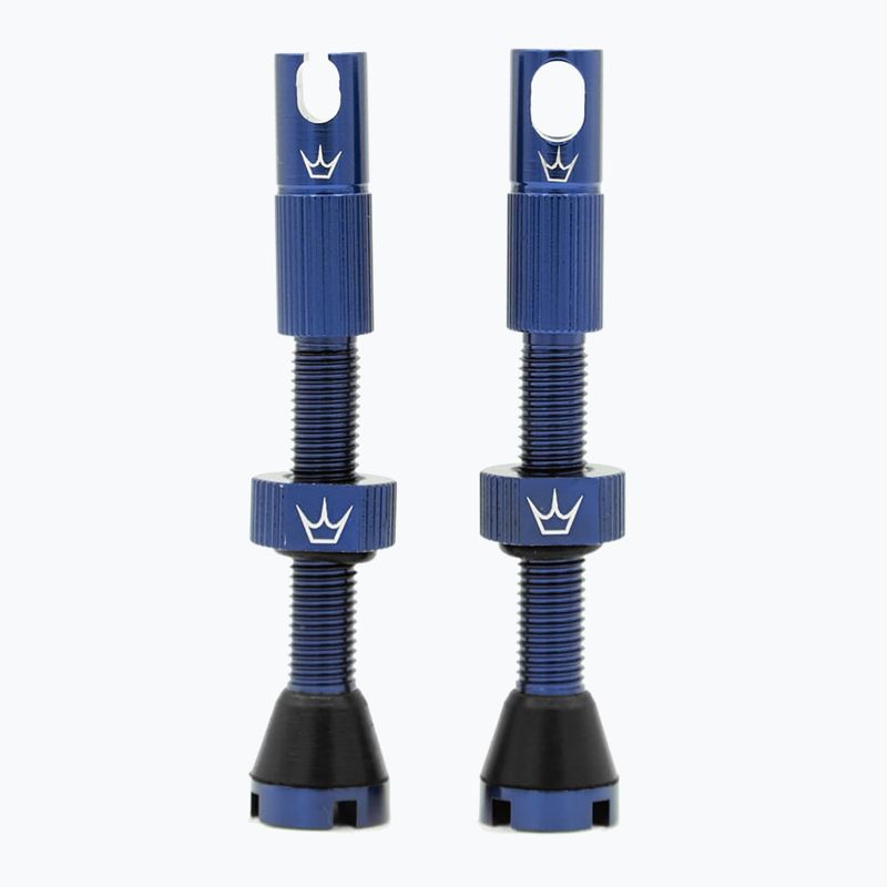 Peaty's X Chris King MK2 Presta Tubeless Valves Set 42 mm navy