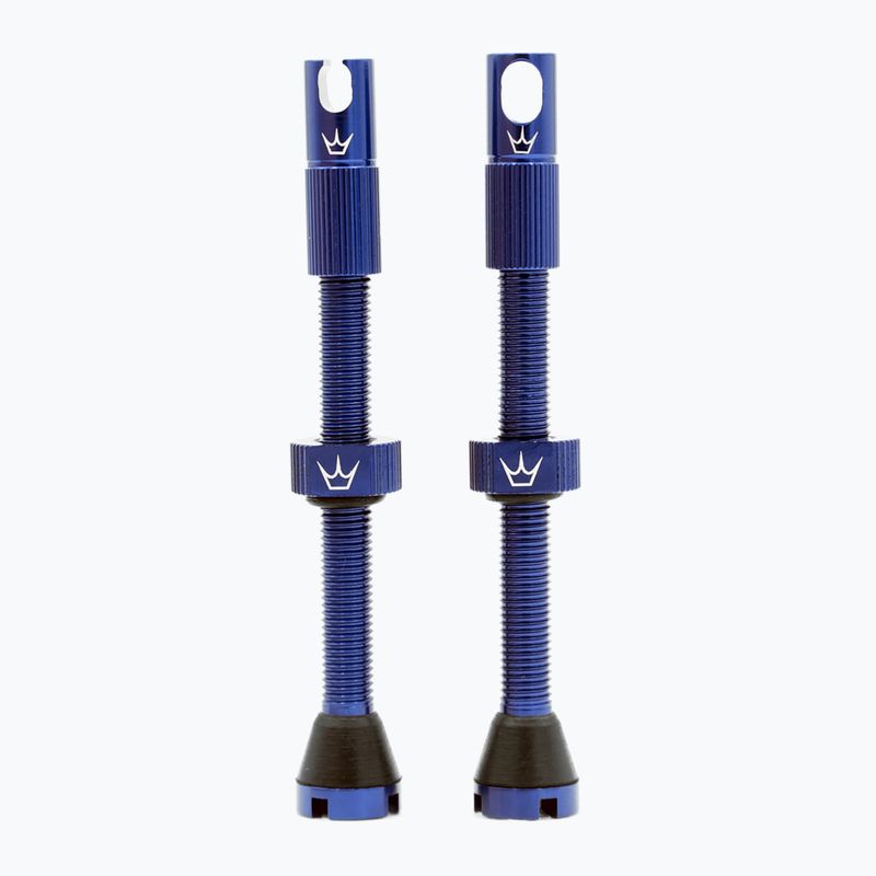 Peaty's X Chris King MK2 Presta Tubeless Valves Set 60 mm navy