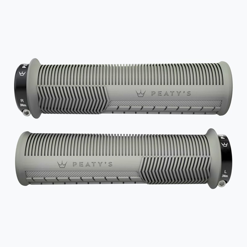 Peaty's Monarch Mushroom Thick slate handlebar grips