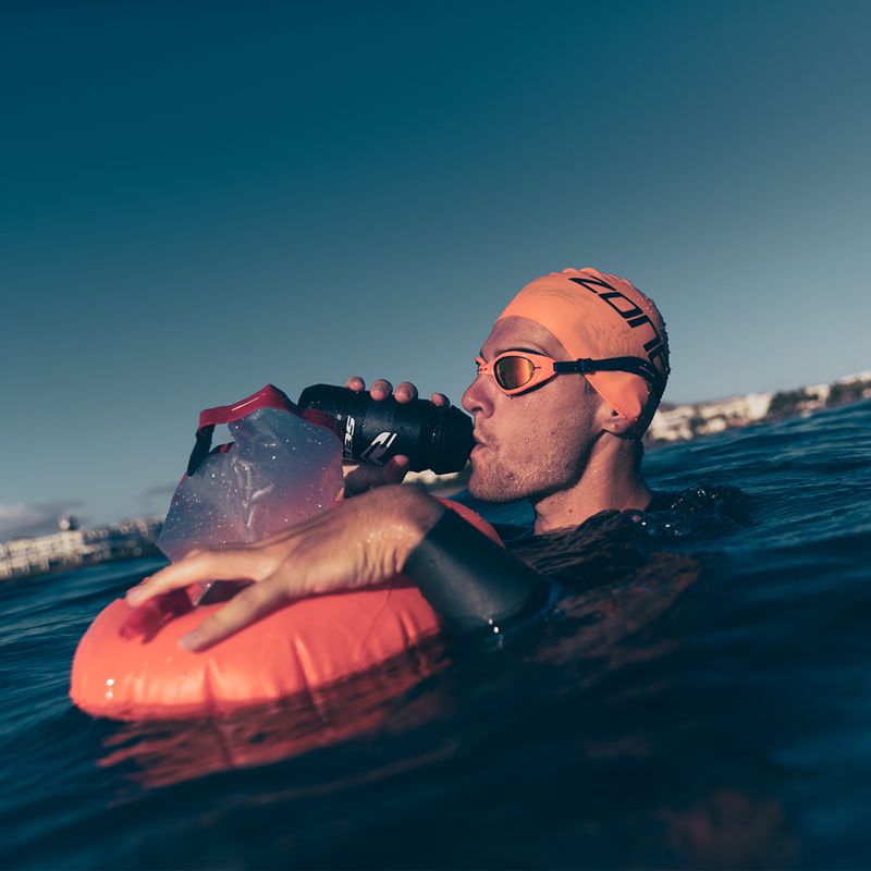 ZONE3 Vapour photochromatic/black/ hi-vis orange swimming goggles 5
