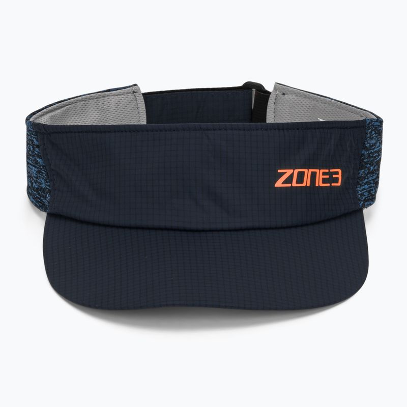 Running visor ZONE3 Lightweight Race Visor navy/blue marl/reflective silver 2