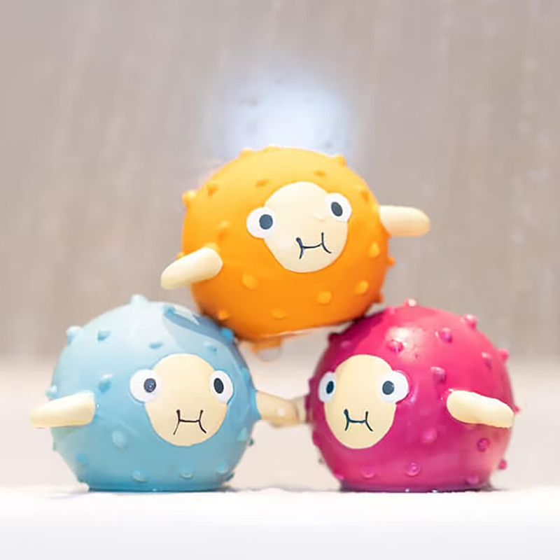 Splash About Pufferfish fishing toy 3 pcs orange / blue / purple 4