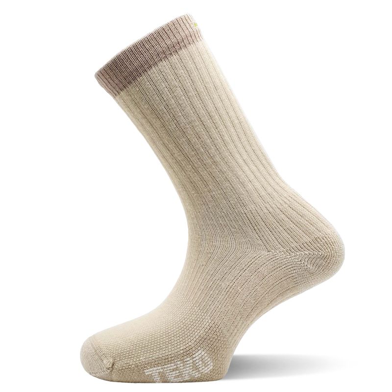 TEKO Ecohike Light Half Cushion 2.0 trekking socks taupe 2